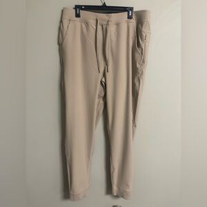 Birddogs Casual Stretch Joggers Mens Size XXL New Tan Beige Lined